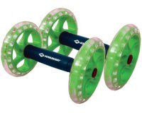 Roues abdominales Dual Core Wheels, noir/vert