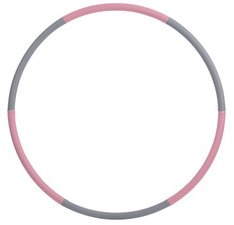 Cerceau de fitness, 900 mm, gris/rose