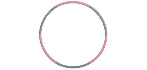 Cerceau de fitness, 900 mm, gris/rose