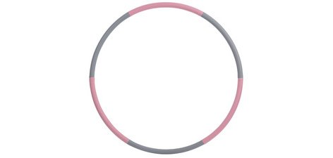 Cerceau de fitness, 900 mm, gris/rose