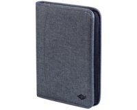 Serviette-classeur COLLEGE, A4, polyester, gris chiné