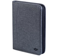 Serviette-classeur COLLEGE, A4, polyester, gris chiné