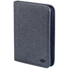 Serviette-classeur COLLEGE, A4, polyester, gris chiné