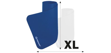 Fitness floor mat, XL, 15 mm, blue