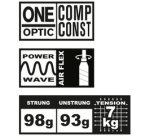Raquette de badminton Arrowspeed 199,noir/jaune