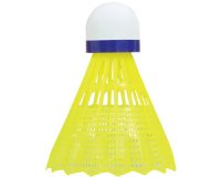 Volant de badminton Tech 350, moyen, blanc/bleu