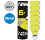 Volant de badminton Tech 350, moyen, blanc/bleu