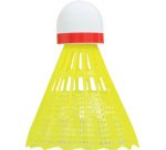 Volant de badminton Tech350, rapide,jaune/rouge