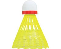 Volant de badminton Tech350, rapide,jaune/rouge