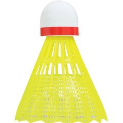 Volant de badminton Tech350, rapide,jaune/rouge