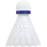 Volant de badminton Tech350, moyen, blanc/bleu