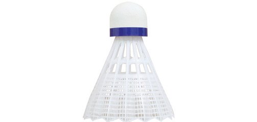 Volant de badminton Tech350, moyen, blanc/bleu