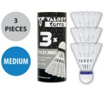 Volant de badminton Tech350, moyen, blanc/bleu