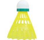 Volant de badminton Tech350, lent, jaune/vert