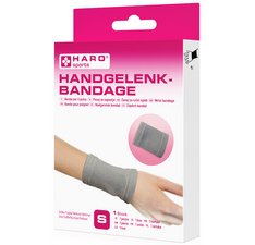 Bandage sportif 'Poignet', taille: S, gris