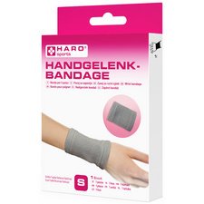 Bandage sportif 'Poignet', taille: S, gris