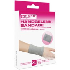 Bandage sportif 'Poignet', taille: XL, gris