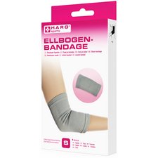 Bandage sportif 'Coude', taille: S, gris