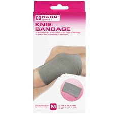 Bandage sportif 'Genou', taille: M, gris