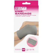 Bandage sportif 'Genou', taille: M, gris