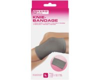 Bandage sportif 'Genou', taille: L, gris