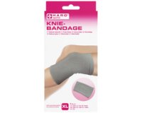 Bandage sportif 'Genou', taille: XL, gris