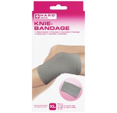 Bandage sportif 'Genou', taille: XL, gris