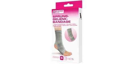Bandage sportif 'Cheville', taille: S, gris