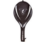 Housse de raquette de badminton 3/4, noir/blanc