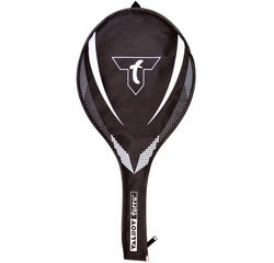 Housse de raquette de badminton 3/4, noir/blanc