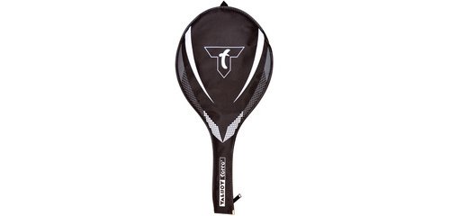 Housse de raquette de badminton 3/4, noir/blanc