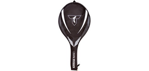 Housse de raquette de badminton 3/4, noir/blanc