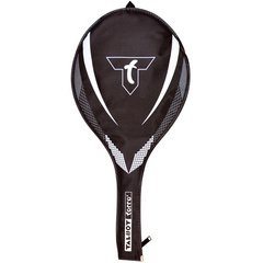 Racketkoker voor badmintonrackets 3/4, zwart/wit