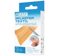 Pansement textile, 500 mm x 60 mm, beige