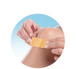 Pansement textile, 500 mm x 60 mm, beige