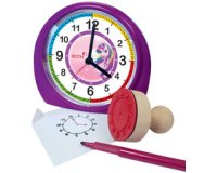 Réveil pour enfants & tampon, kit 'Tyrannosaure'