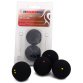 Squashball, extra langsam, Packung mit 2, schwarz