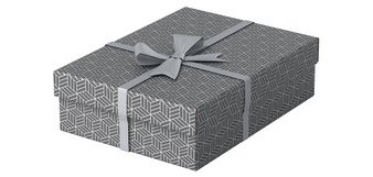 Boîte de rangement & cadeau Home M, set de 3