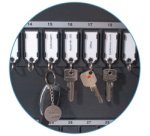 Porte-clés, magnétique, coloris s