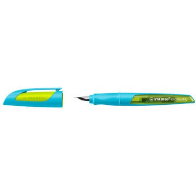 Stylo plume EASYbuddy L, gauchers, bleu clair /