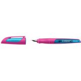 Stylo plume EASYbuddy M, droitiers, rose/bleu clair