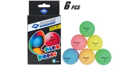 Balle de tennis de table 'Color Popps'