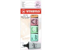 Surligneur BOSS MINI Pastellove 2.0,étui carton de 5