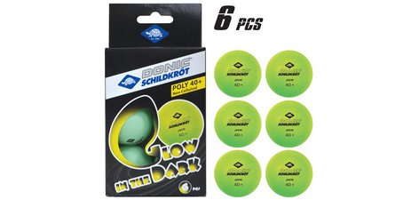 Balle de tennis de table 'Glow in the dark'
