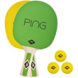 Set de tennis de table, vert/jaune