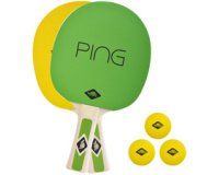 Set de tennis de table, vert/jaune