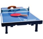Mini-table de tennis de table, kit, bleu