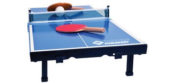 Mini-table de tennis de table, kit, bleu