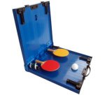 Mini-table de tennis de table, kit, bleu