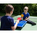 Mini-table de tennis de table, kit, bleu